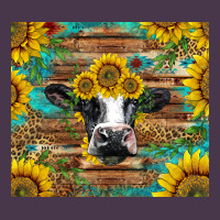 Holstein Cow With Sunflowers Heavyweight Hoodie | Teevron