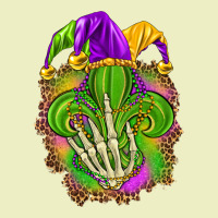Mardi Gras With Skeleton Hand Urban Hoodie | Teevron