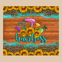 Hairboss 200z Skinny Sunflowers Leopard Hairdresser Heavyweight Sweatshirt | Teevron
