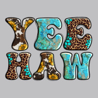 Western Sunflowers Turquoise Leopard Yee Haw Classic Tee | Teevron