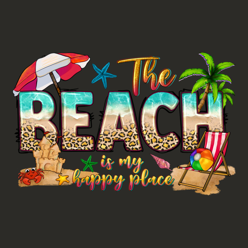 The Beach Is My Happy Place Heavy Core Tee by texasbilliewilder | Teevron
