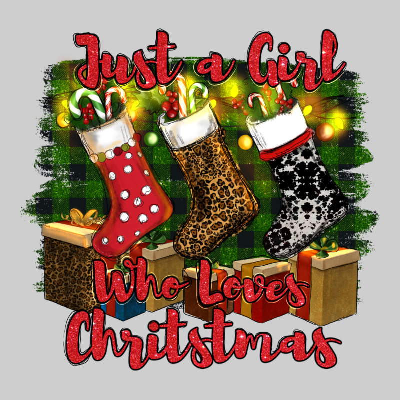 Just A Girl Who Loves Christmas Premium Tee by RanaPortraitStore | Teevron