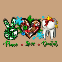Peace Love Dental For Christmas Vintage Tee | Teevron