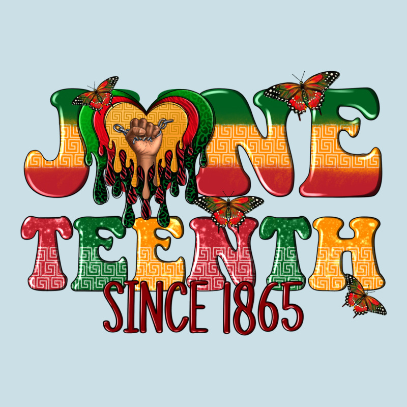 Juneteenth Since 1865 With Heart Ladies Tee by texasbilliewilder | Teevron