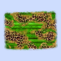Western Leopard Distressed Background Urban Heavy Tee | Teevron