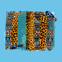 Aztec Leopard Glitter Brushstrokes Premium Sweatshirt | Teevron