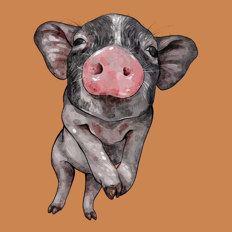 Baby Pig Heavyweight Hoodie by BarkalooDesign | Teevron