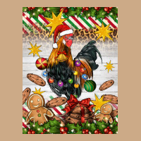 Christmas Rooster Vintage Hoodie | Teevron