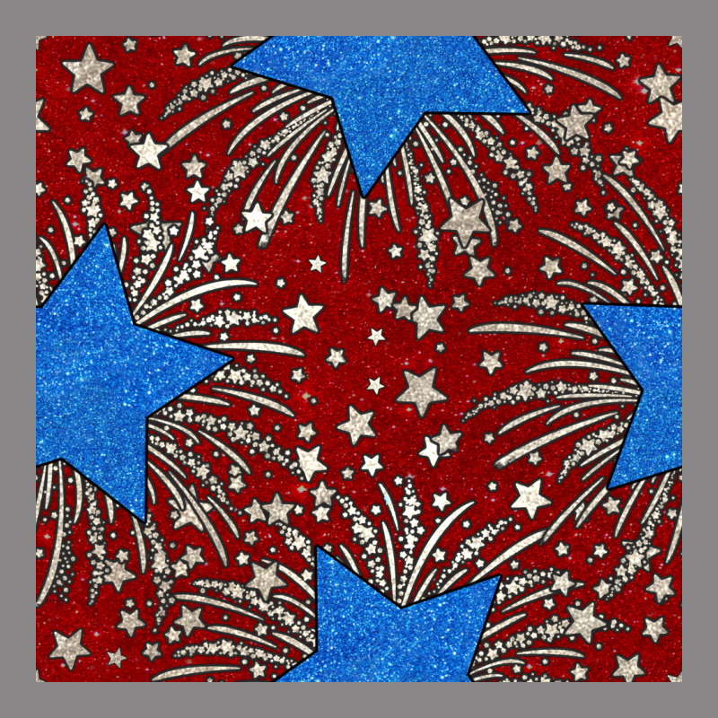 Glitter 4th Of July Seamless Pattern Vintage Tee by BundleAndBundleShop | Teevron