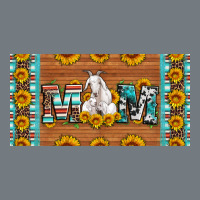 Mom Goat Sunflowers License Plate Heavyweight Sweatshirt | Teevron