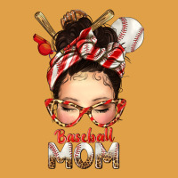 Baseball Mom Messy Bun Premium Hoodie | Teevron