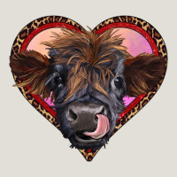 Leopard Heart Highland Calf Heavy Core Tee | Teevron
