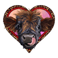 leopard heart highland calf | Teevron