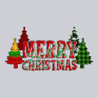 Merry Christmas Glitter Plaid Trees Heavyweight Sweatshirt | Teevron