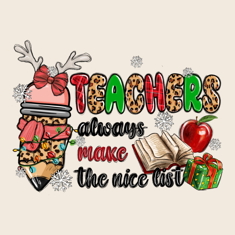Teachers Always Make The Nice List Zipper Hoodie by MaliasSmallBusiness | Teevron