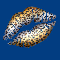 Cheetah Lips Premium Sweatshirt | Teevron