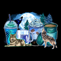Wolf Coffee Cups Ladies Tee | Teevron