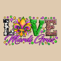 Love Mardi Gras Fleur De Lis Sunflower Leopard And Beads Heavyweight Sweatshirt | Teevron