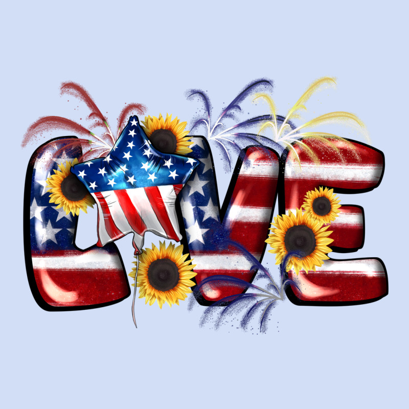 Love 4th Of July Urban Hoodie by CowGirlArtShop | Teevron