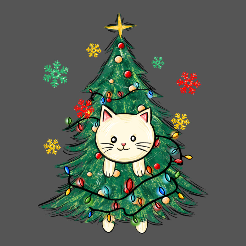 Christmas Tree Cat Zipper Hoodie by MaliasSmallBusiness | Teevron