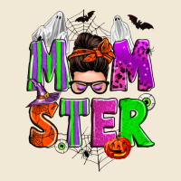 Halloween Momster Messy Bun Premium Tee | Teevron