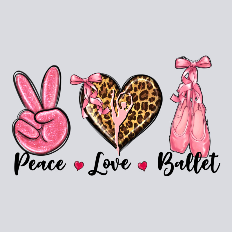 Peace Love Ballet Zipper Hoodie by NancyCooperArtShop | Teevron