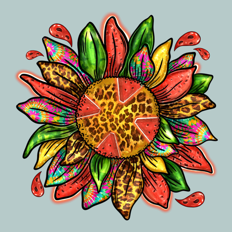 Watermelon Sunflower Heavy Core Tee by texasbilliewilder | Teevron