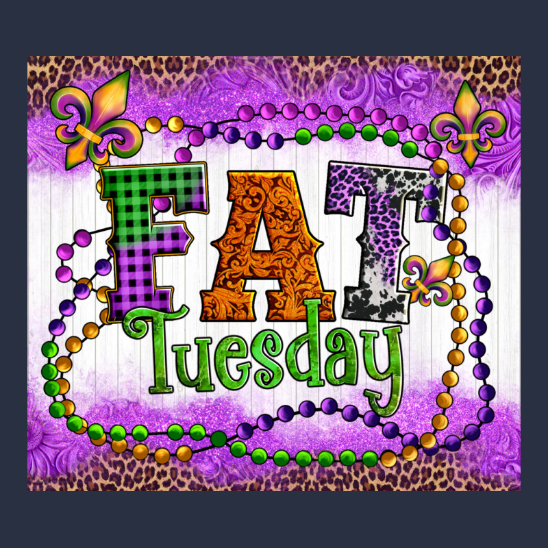 Fat Tuesday Fleur De Lis And Mardi Gras Beads Heavyweight Sweatshirt by Artiststas | Teevron