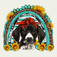 German Shorthaired Pointer Western Rainbow Urban Heavy Tee | Teevron