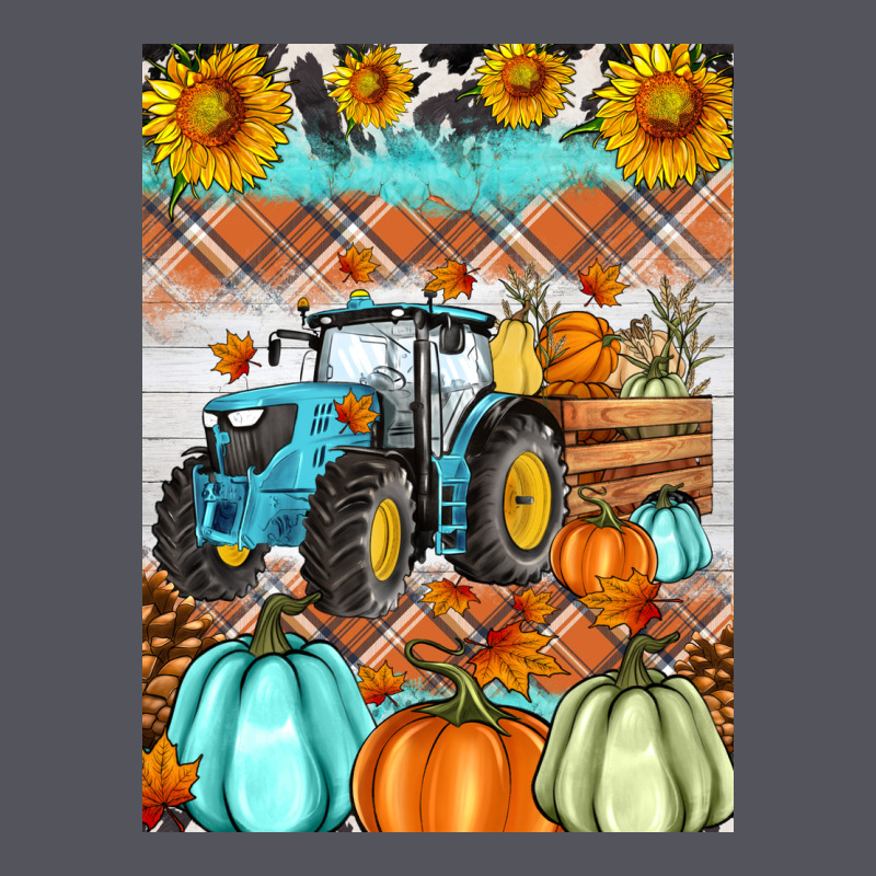 Fall Farm Tractor Air Freshener Vintage Hoodie by Artiststas | Teevron