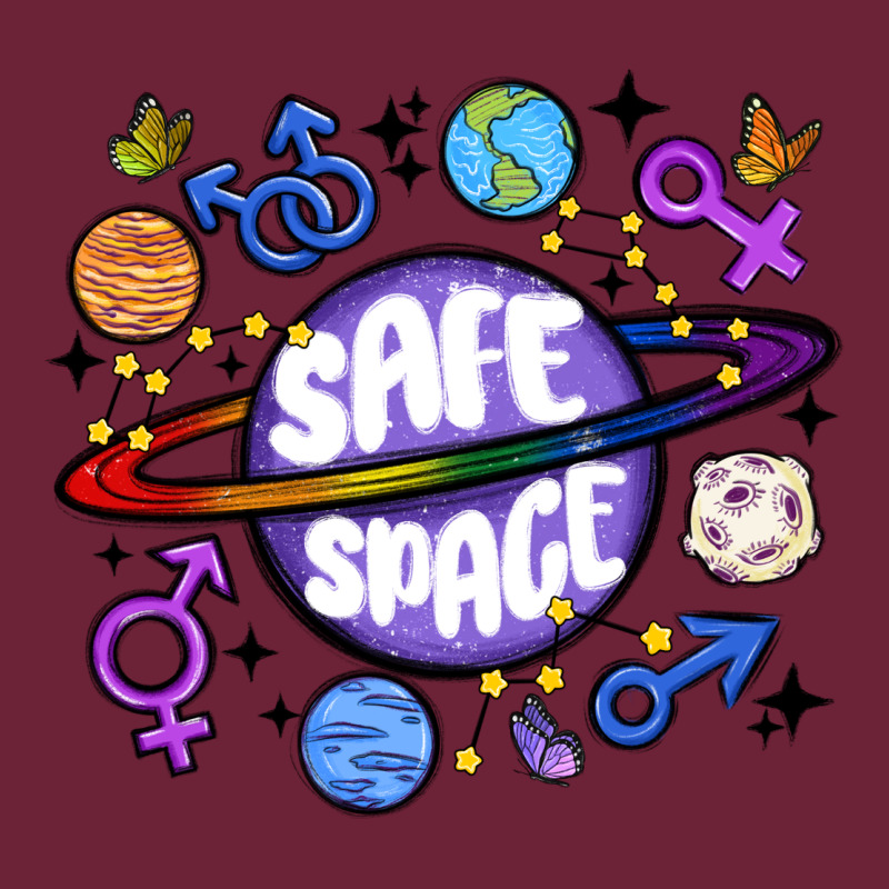 Safe Space Long Sleeve Tee by MaliasSmallBusiness | Teevron