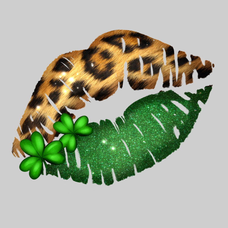 St. Patricks Day Leopard Lips Premium Sweatshirt by Bettercallsaul | Teevron
