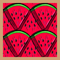 Watermelon Slices Seamless Pattern Vintage Tee | Teevron