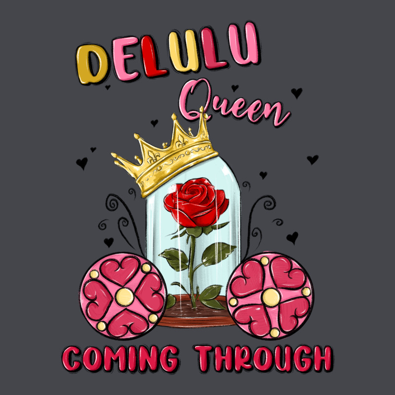 Delulu Queen Coming Through Long Sleeve Tee by MaliasSmallBusiness | Teevron
