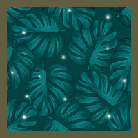 Tropical  Leaves Seamless Pattern Vintage Tee | Teevron