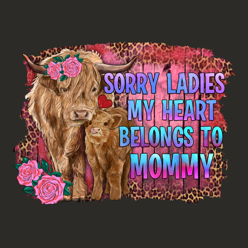 Sorry Ladies My Heart Belongs To Mommy Highland Cow And Calf Heavy Core Tee by RanaPortraitStore | Teevron