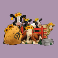 Farm Animals With Sunflower Headbands Heavyweight Hoodie | Teevron