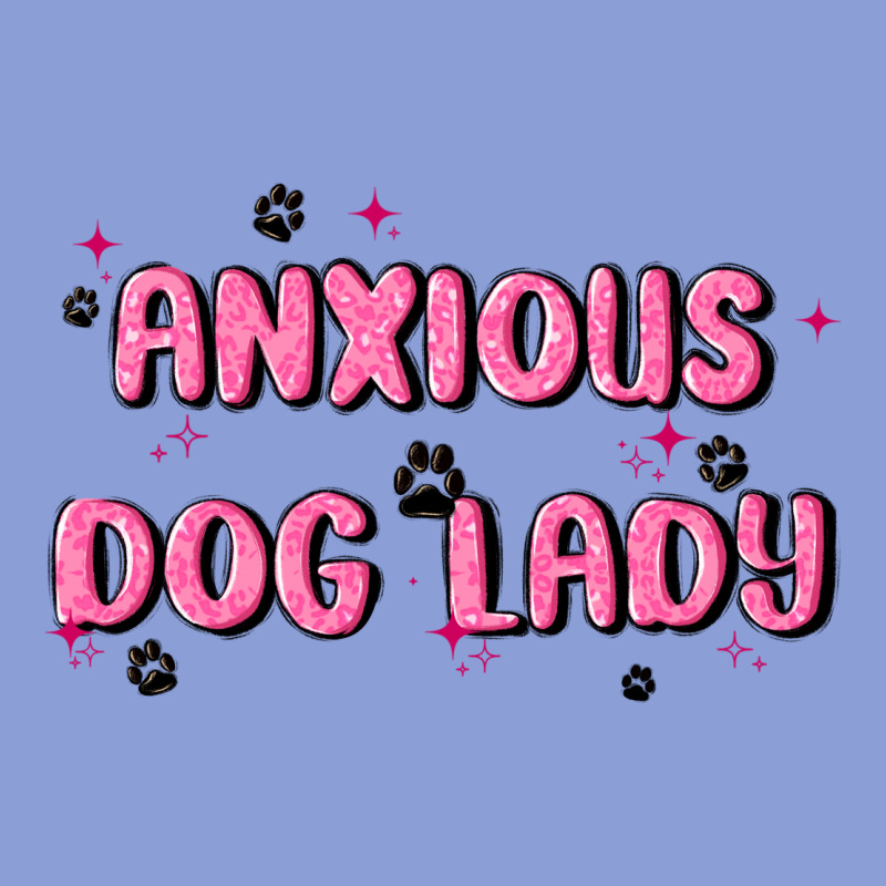 Anxious Dog Lady Long Sleeve Tee by MaliasSmallBusiness | Teevron