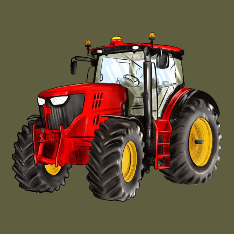 Western Farm Tractor Red Vintage Tee by Artiststas | Teevron