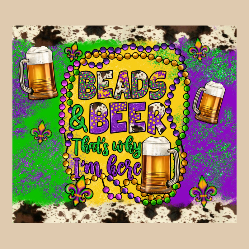 Beads & Beer That's Why I'm Here Heavyweight Sweatshirt by Artiststas | Teevron