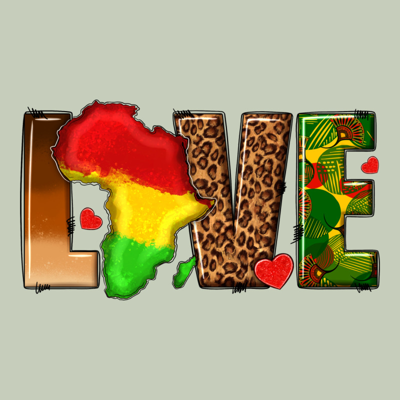 Love Melanin With African Map Ladies Tee by texasbilliewilder | Teevron