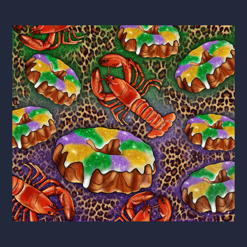 Mardi Gras King Cake And Crawfish Premium Sweatshirt by RanaPortraitStore | Teevron