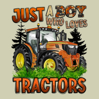 Just A Boy Who Loves Tractors Heavy Core Tee | Teevron