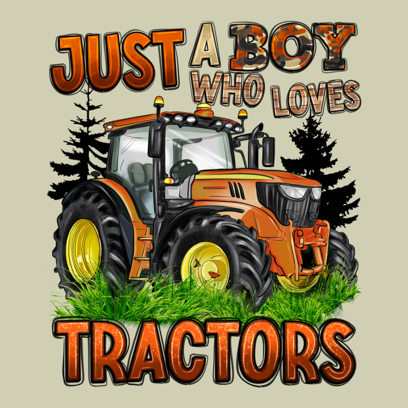 Just A Boy Who Loves Tractors Heavy Core Tee by BarkalooDesign | Teevron