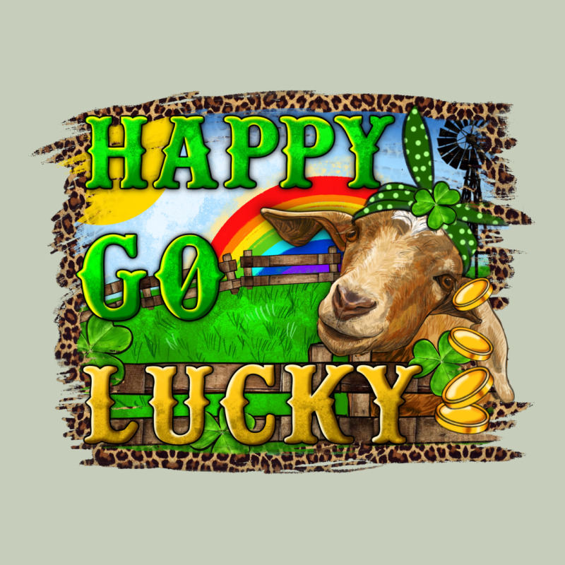 Happy Go Lucky Goat Ladies Tee by RanaPortraitStore | Teevron