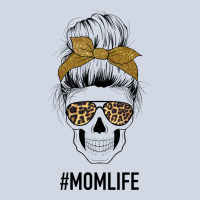 Glitter Patterned Leopard Mom Skull Premium Sweatshirt | Teevron