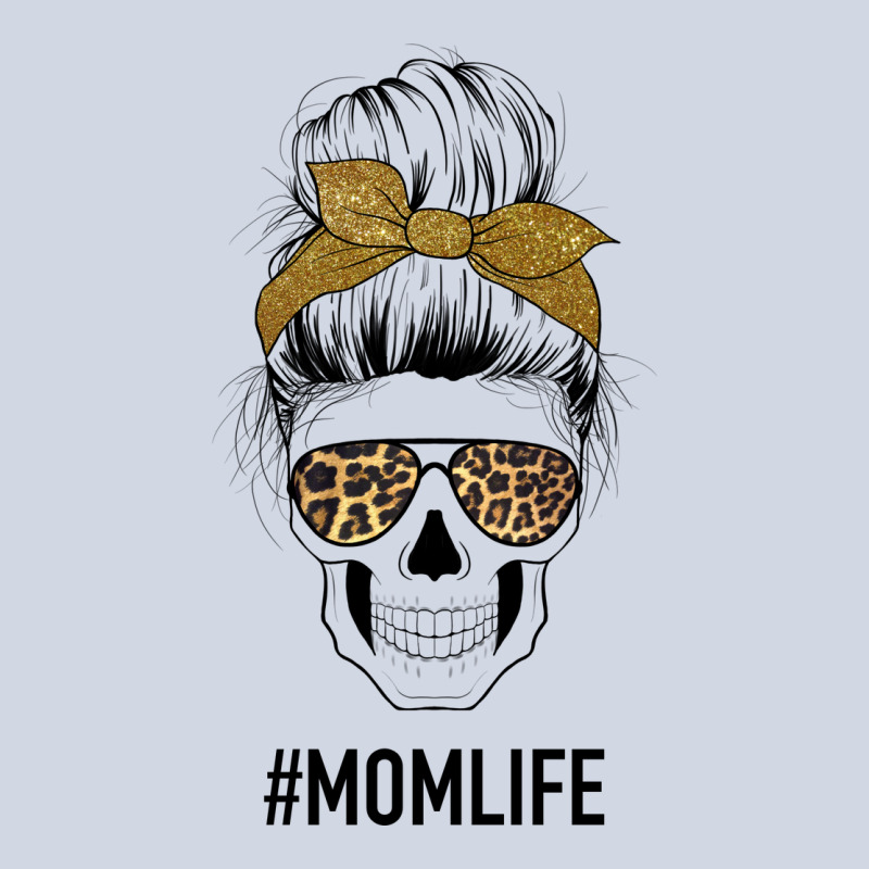 Glitter Patterned Leopard Mom Skull Premium Sweatshirt by Bettercallsaul | Teevron