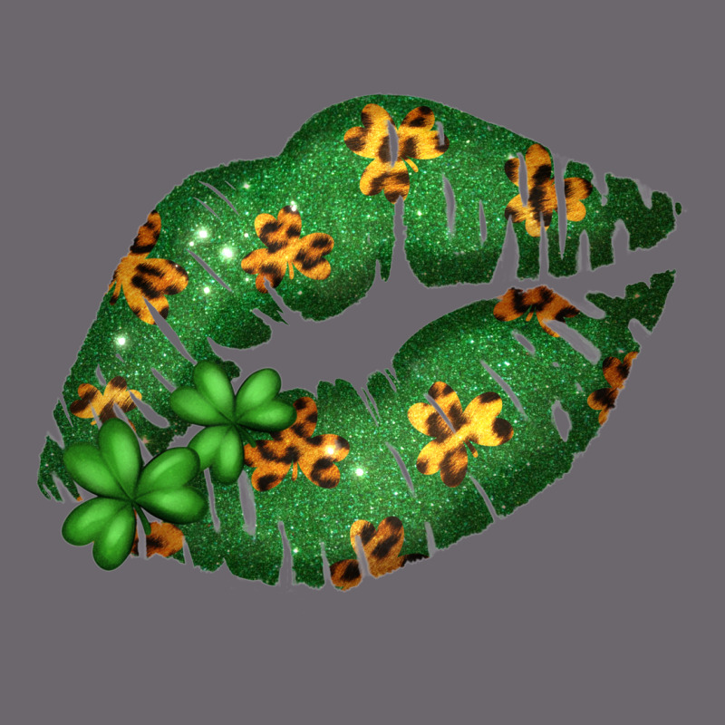 Green And Leopard Patterned Irish Day Lips Premium Sweatshirt by Bettercallsaul | Teevron