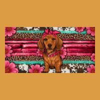 Dachshund Puppy License Plate Urban Heavy Tee | Teevron