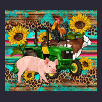 Western Farm Tractor Pig Rooster Cow Sunflowers Vintage Tee | Teevron